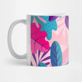 Colorful Flowers Pattern Mug